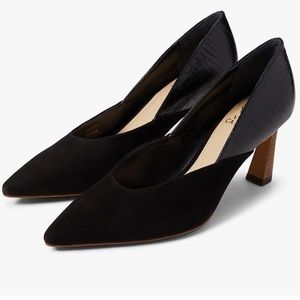 Vince Camuto Kastani Black Suede with Leather Back Size:10 NWOB